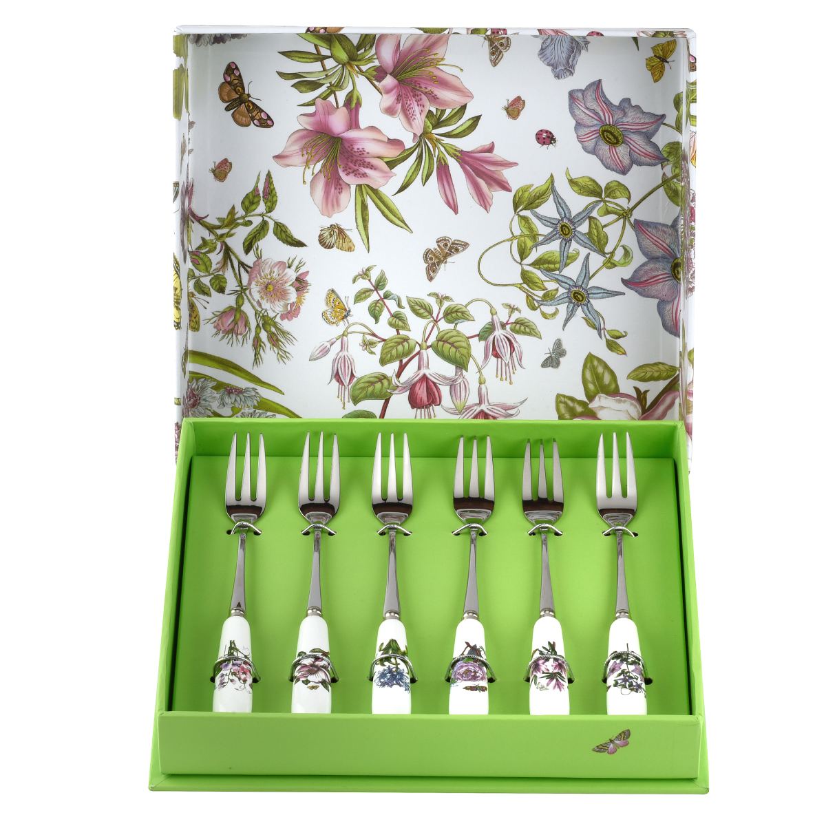 Botanic Garden Set of 6 Pastry Forks (Assorted) image number null